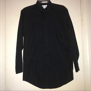 Black Button Down Long Sleeve Shirt
